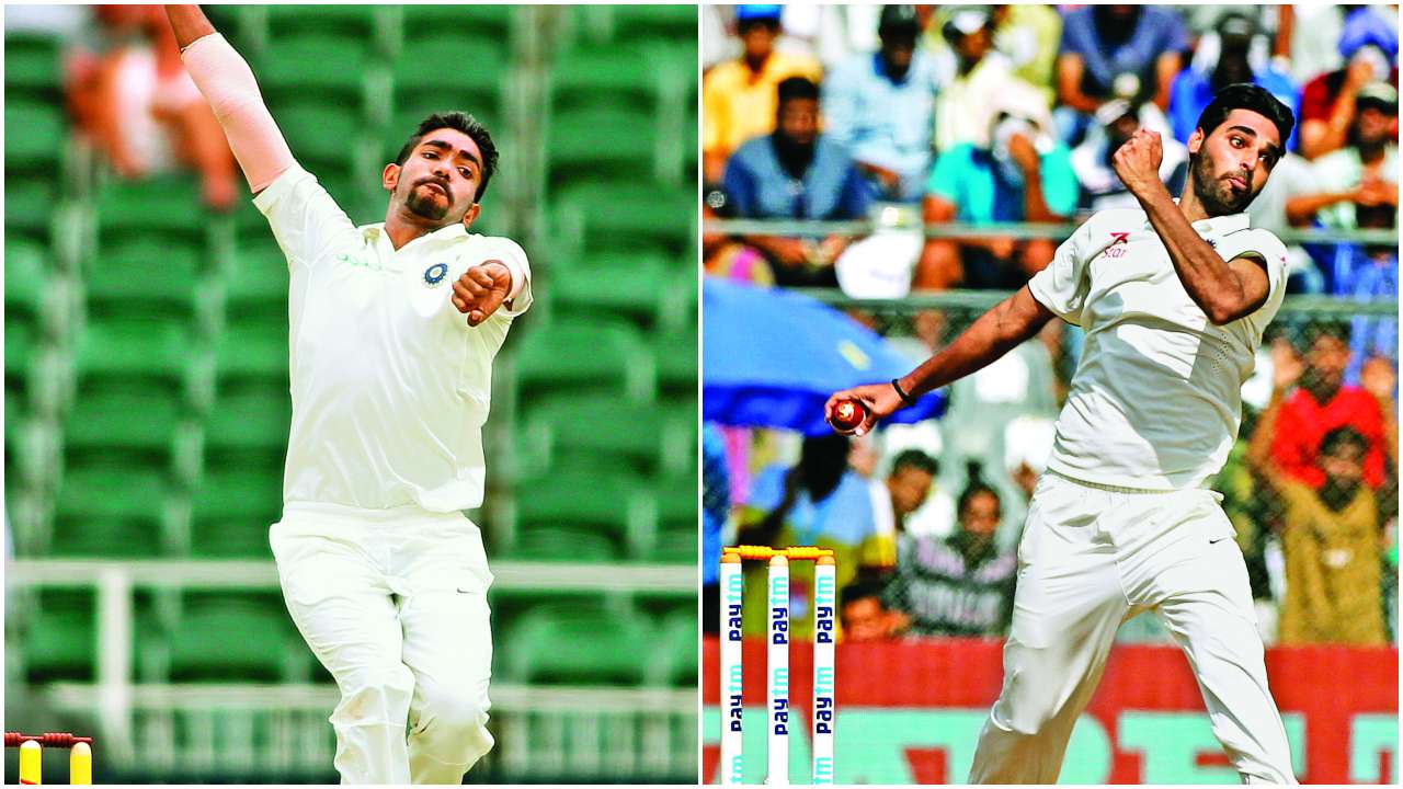 Jasprit Bumrah and Bhuvneshwar Kumar