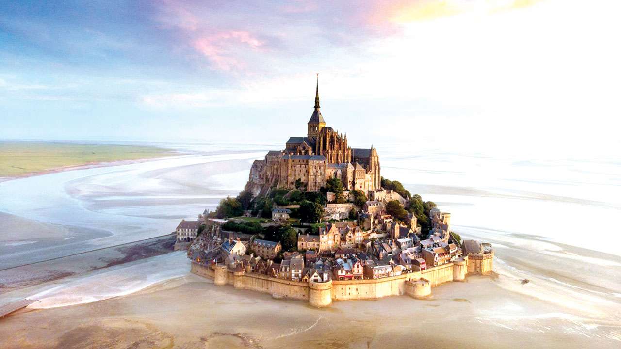 Mont Saint-Michel in Normandy, France