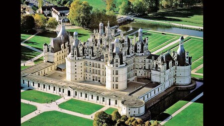 Chambord Castle in Loire Valley, France