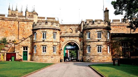 Lincoln Castle in Lincolnshire, England