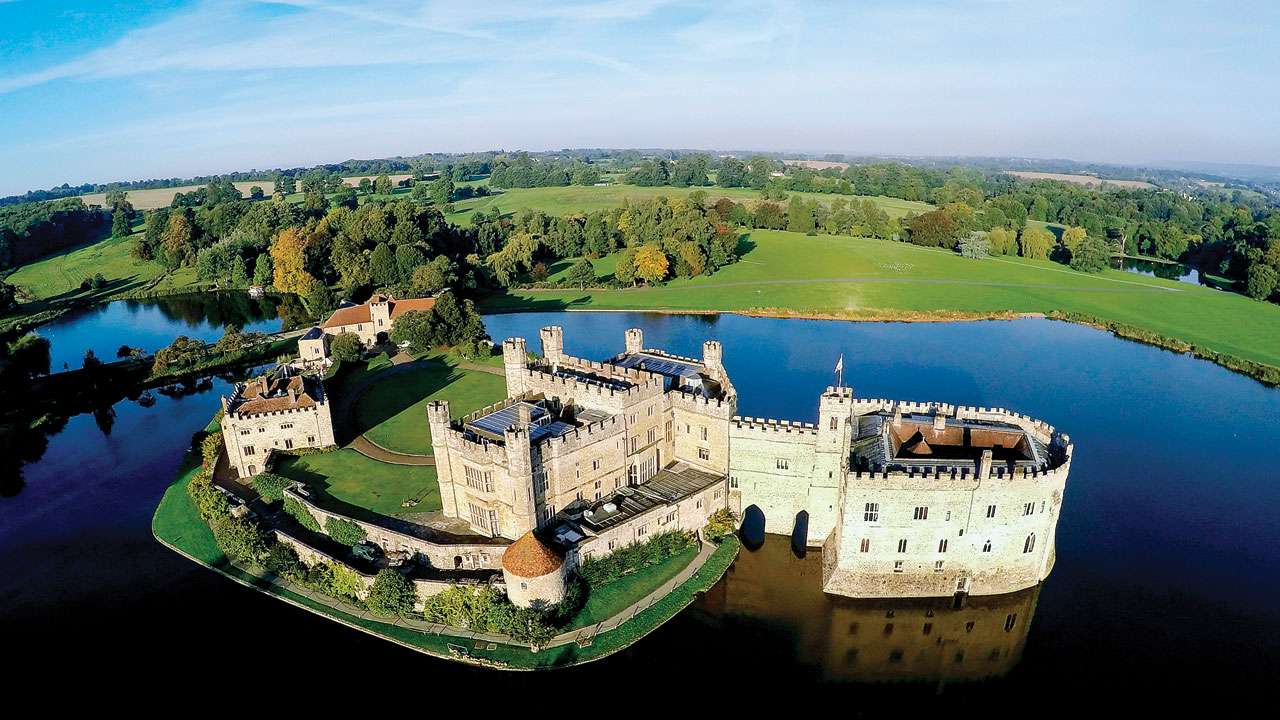 Leeds Castle in Kent, England