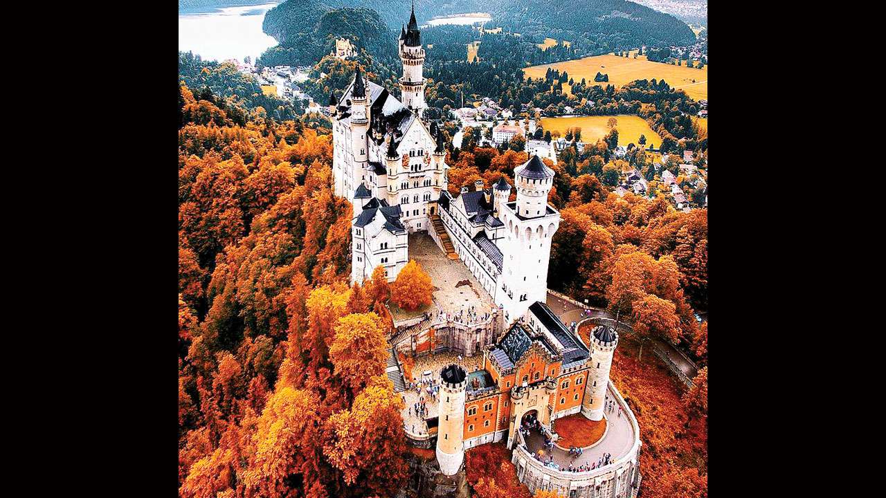 Neuschwanstein Castle in Schwangau, Germany