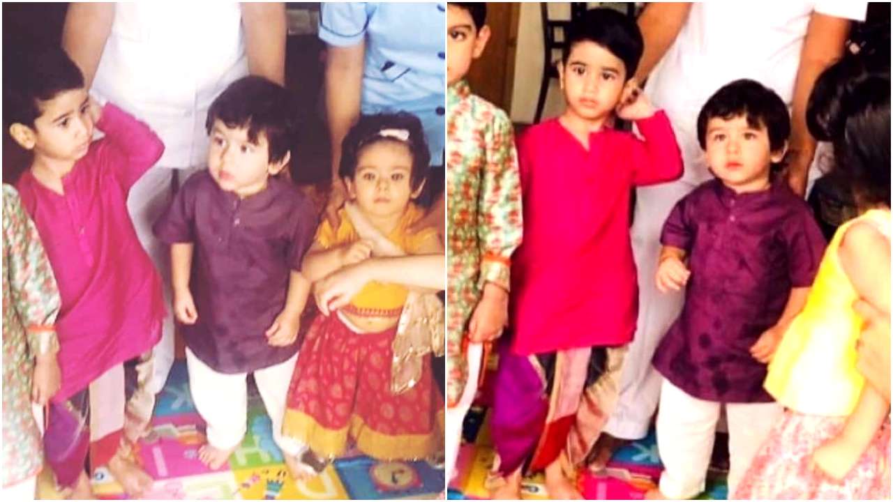 Taimur, Inaaya and Lakkshya