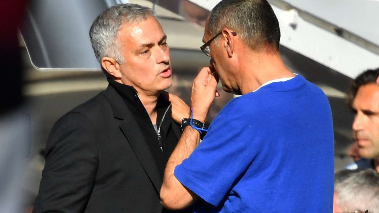 Jose Mourinho and Maurizio Sarri