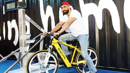 Amit Sadh shares his workout session