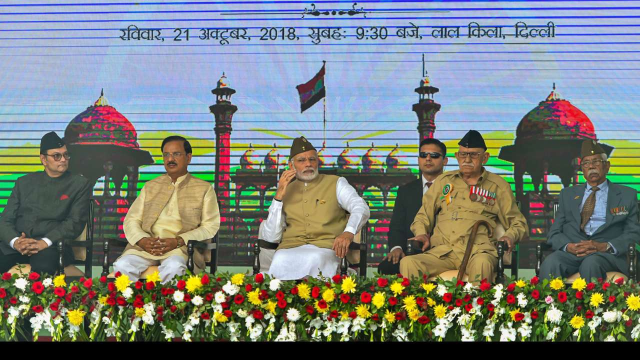 PM pays tribute to Azad Hind Pic 3