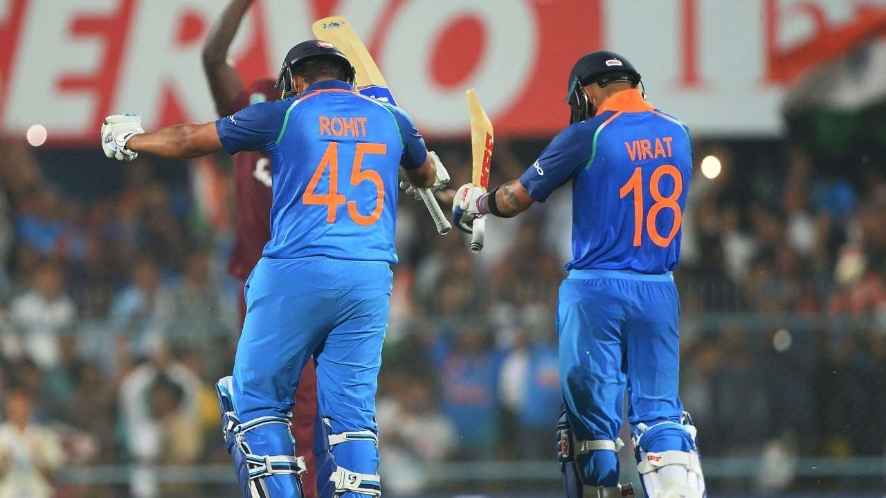 India vs West Indies, 1st ODI Rohit, Kohli tons ensure easy eight