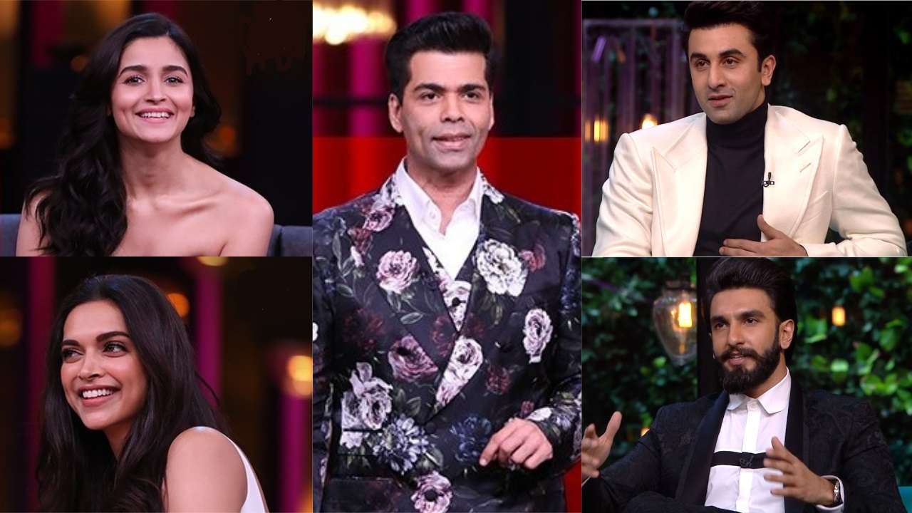 Koffee With Karan 6: Deepika Padukone - Ranveer Singh, Alia Bhatt