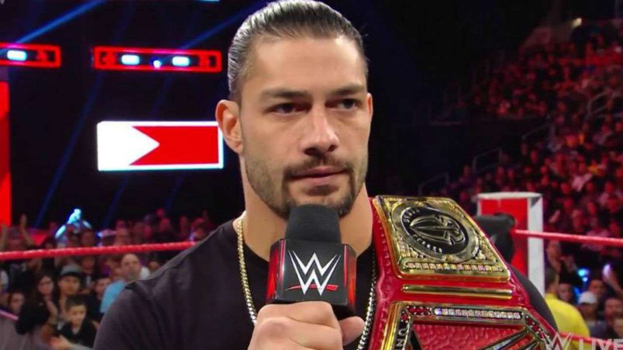 WWE star Roman Reigns announces he has leukemia, vacates ...