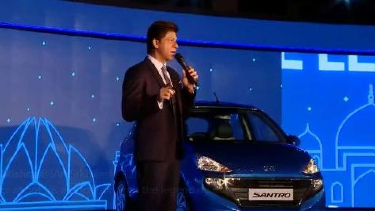 Shah Rukh Khan unveils the brand new avatar of Hyundai Santro
