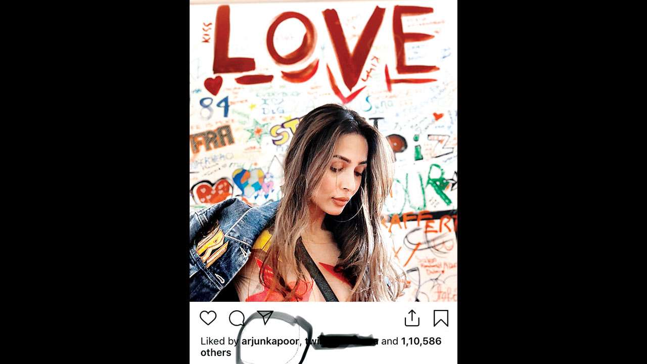 Ahem ahem! Arjun Kapoor 'likes' Malaika Arora’s picture