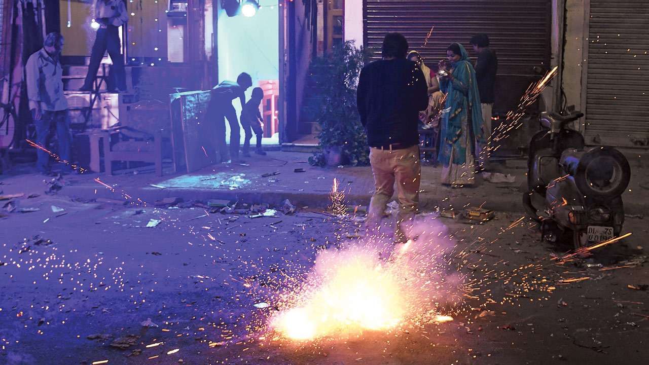 Mumbai: market was veering towards less noisy crackers
