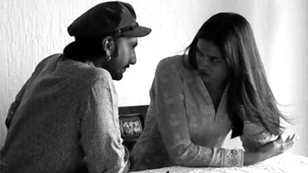 Deepika and Ranveer share a moment of silence