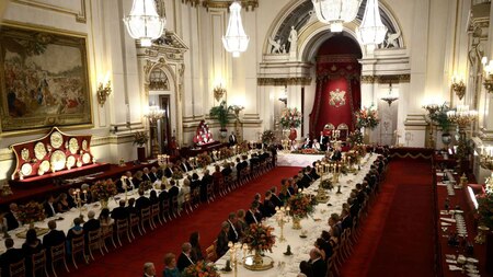 The splendour of Buckingham Palace