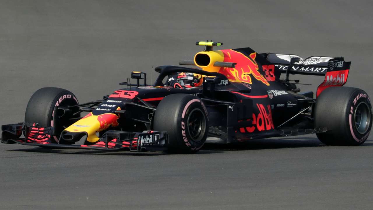 Max Verstappen Driving Red Bull F1 Car