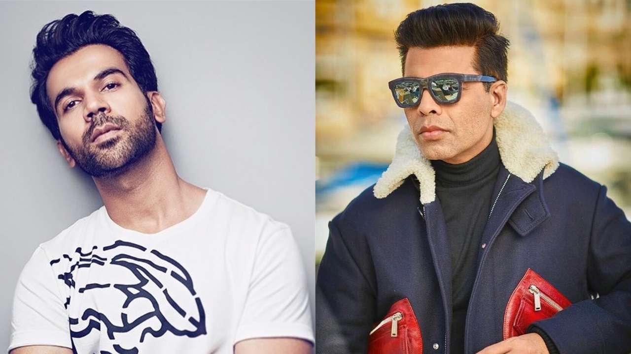 Rajkummar Rao and Karan Johar