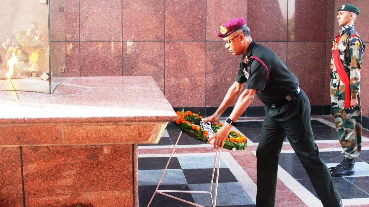 Paying respect to the fallen heroes