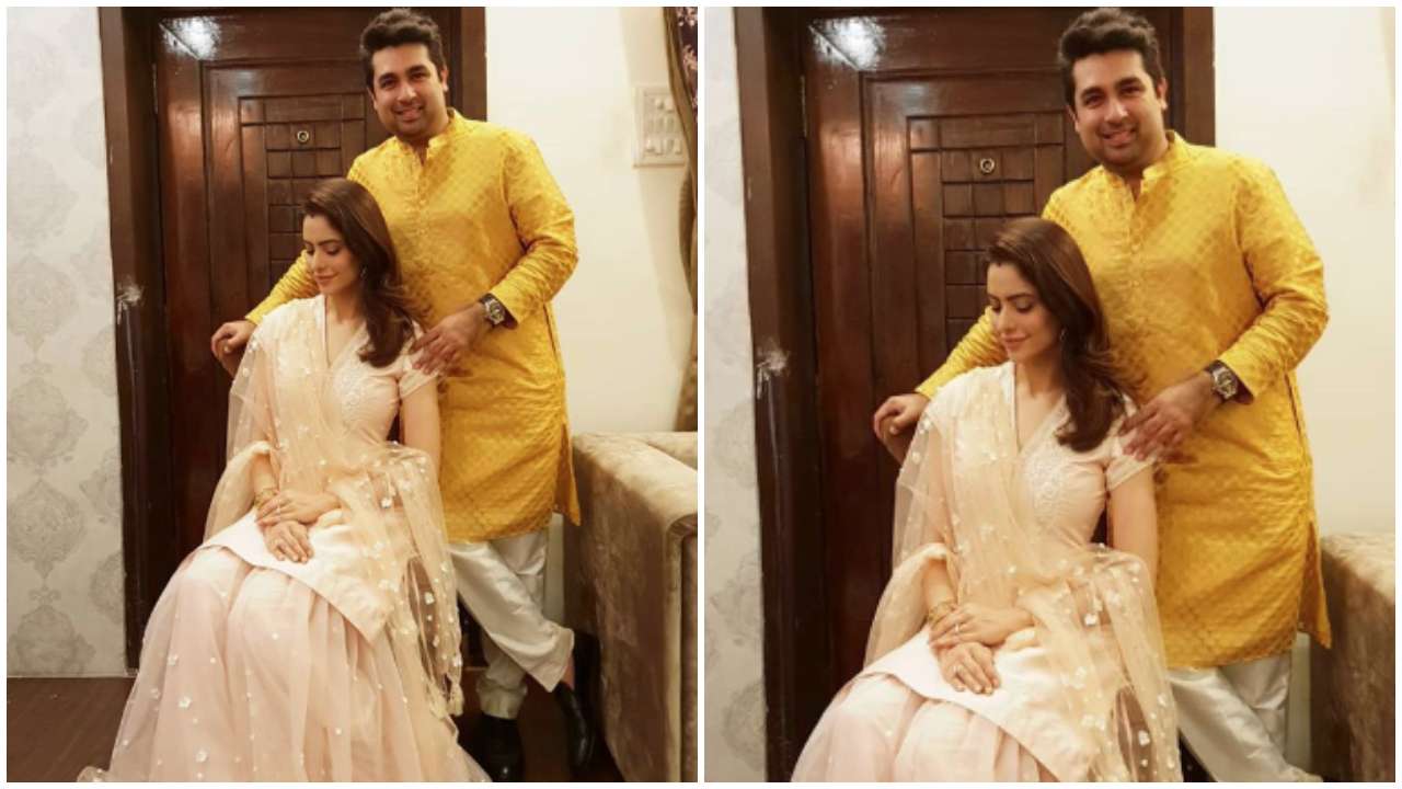 Aamna Sharif with husband Amit Kapoor