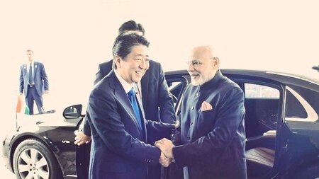 PM Modi in Japan Pic 2