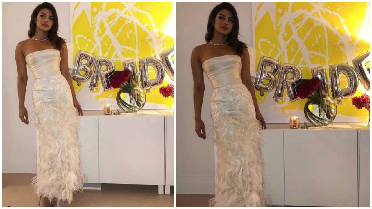 At the bridal shower