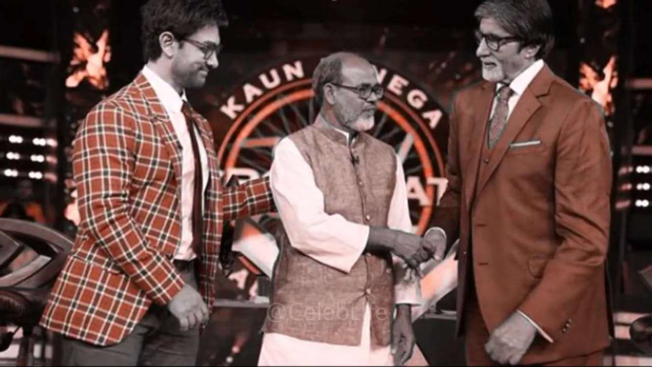 Jalaluddin  with Aamir Khan and Amitabh Bachchan