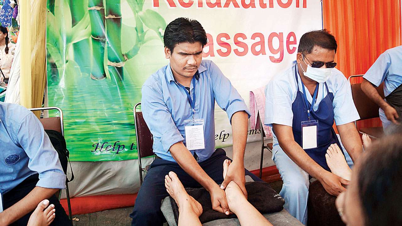 Tamanna Bhatia Massage Sex - Delhi's 40-year-old Diwali mela offers foot massage, storytelling