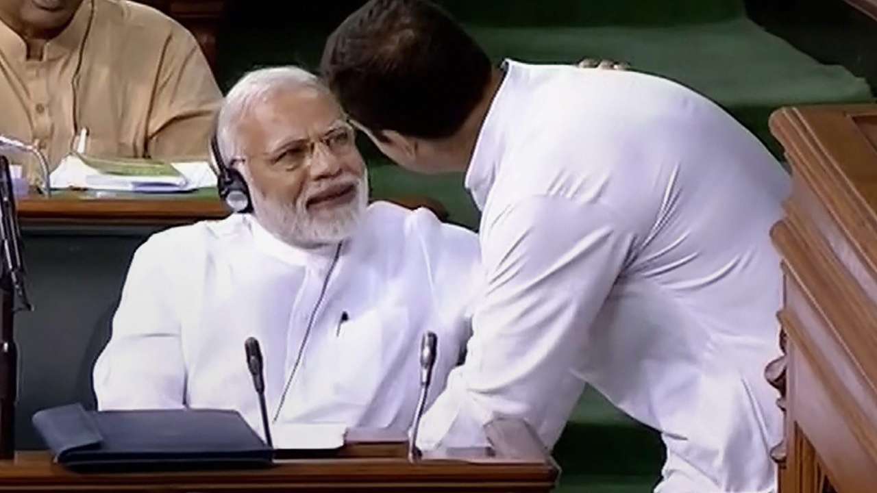 Rahul Gandhi and Narendra Modi