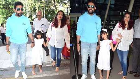 The Bachchans spotted at Mumbai airport