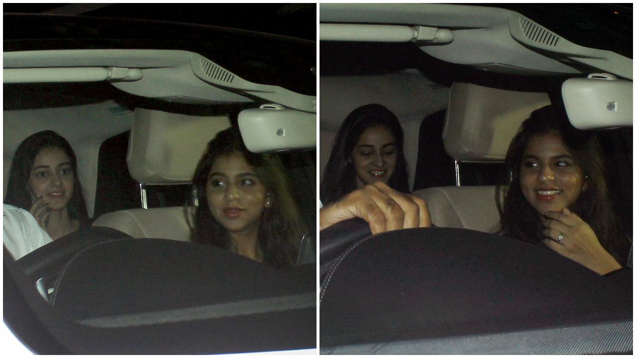 Suhana and Ananya arrive to celebrate best friend's birthday