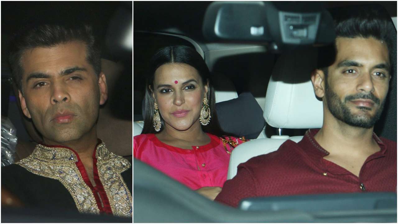 Karan Johar, Neha Dhupia and Angad Bedi are all set to party