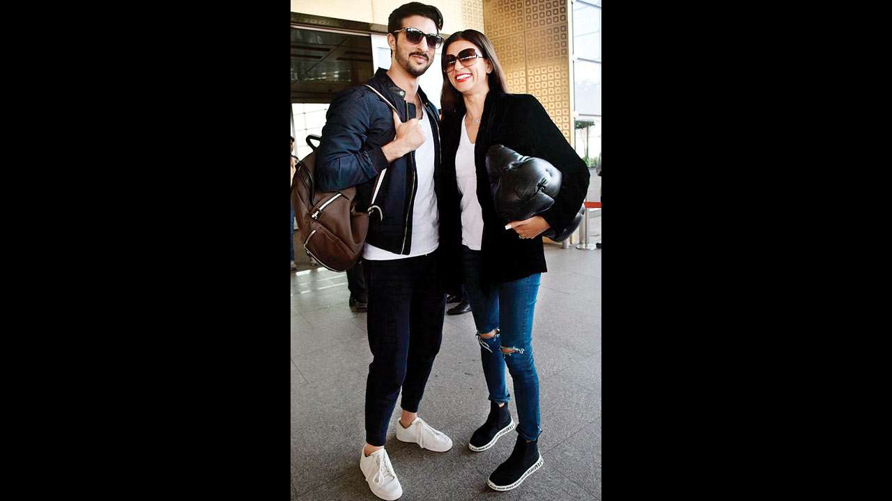 Sushmita Sen and Rohman Shawl