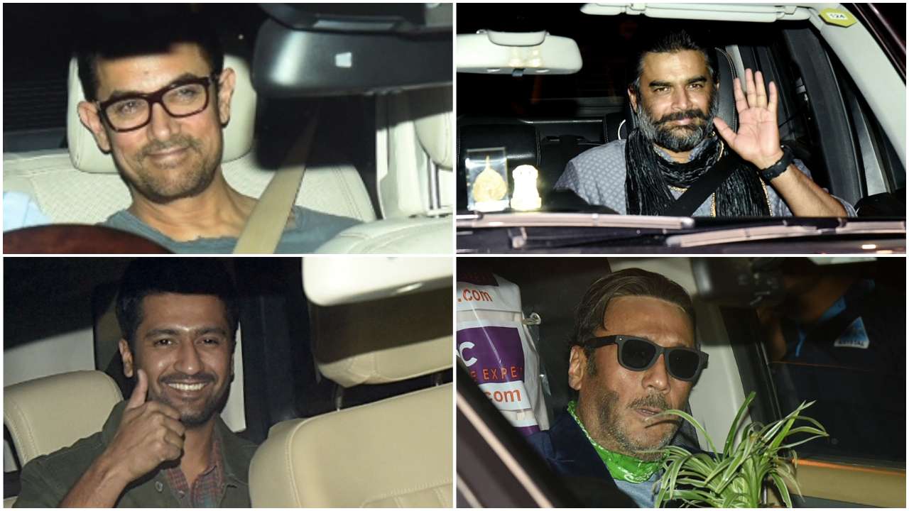 Aamir, Madhavan, Vicky Kaushal and Jackie Shroff too arrive