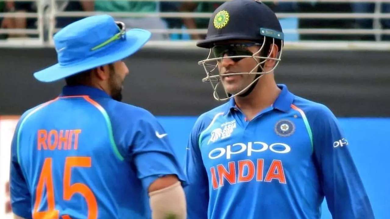 Rohit Sharma and MS Dhoni