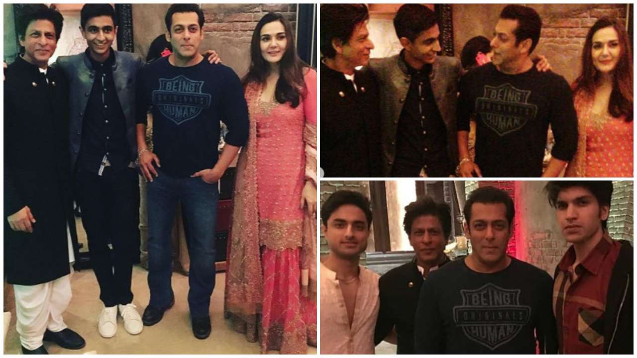 Salman Khan at the party