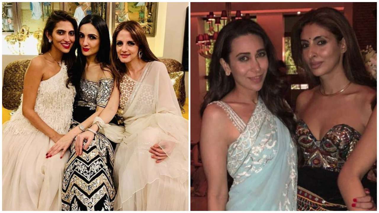 Shweta Bachchan Nanda and Sussanne Khan at the party