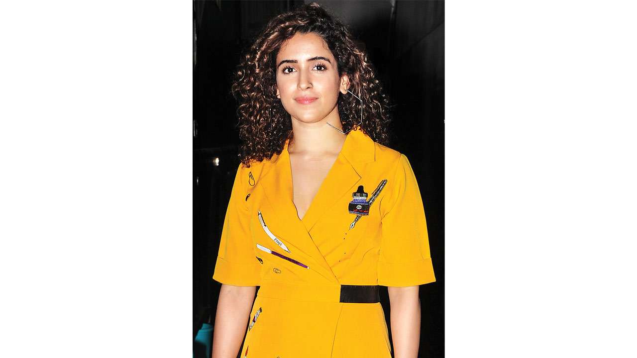 Badhaai Ho actress Sanya Malhotra heads to Delhi for Diwali