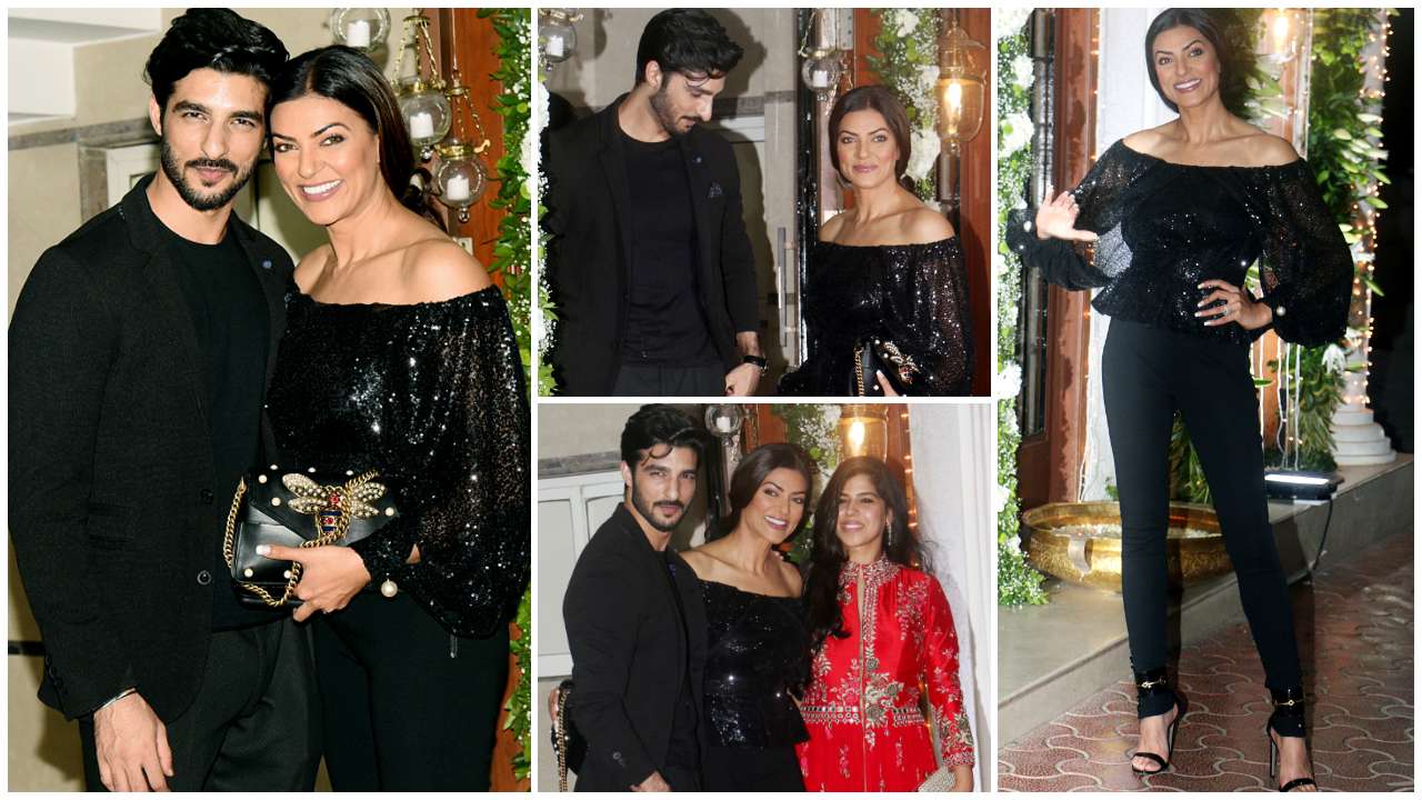 Sushmita Sen with boyfriend Rohman Shawl