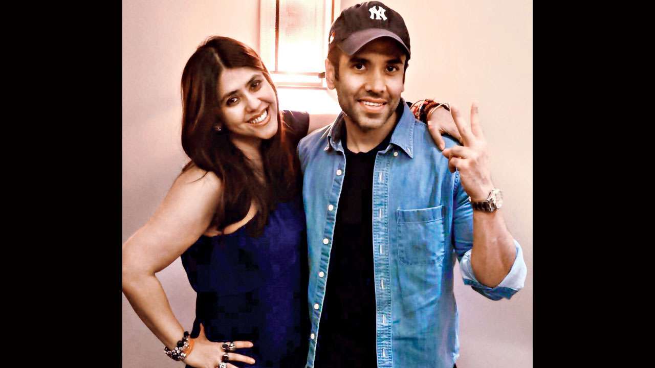 A small Diwali gathering for Ekta and Tusshar Kapoor