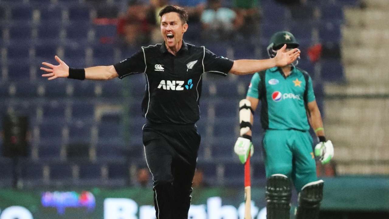 Trent Boult after getting a wicket
