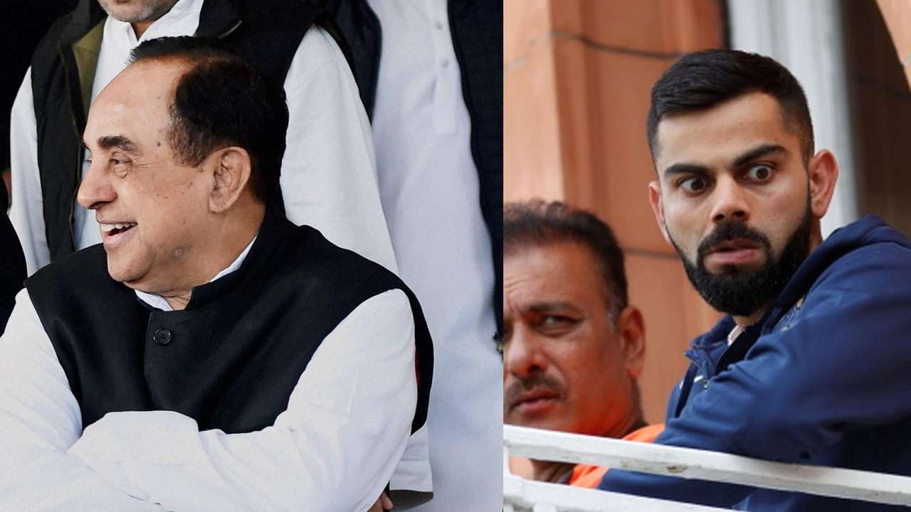 Subramanain Swamy and Virat Kohli