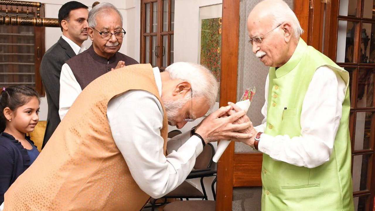 Narendra Modi and LK Advani