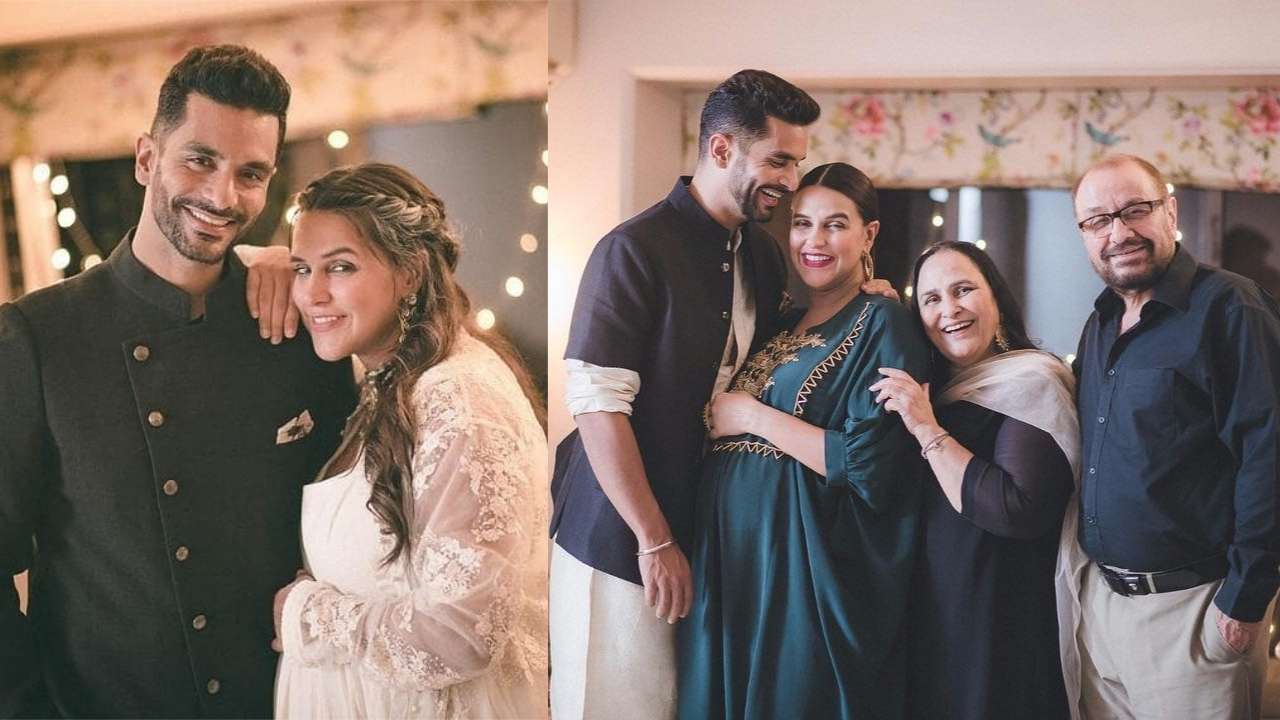Neha Dhupia and Angad Bedi