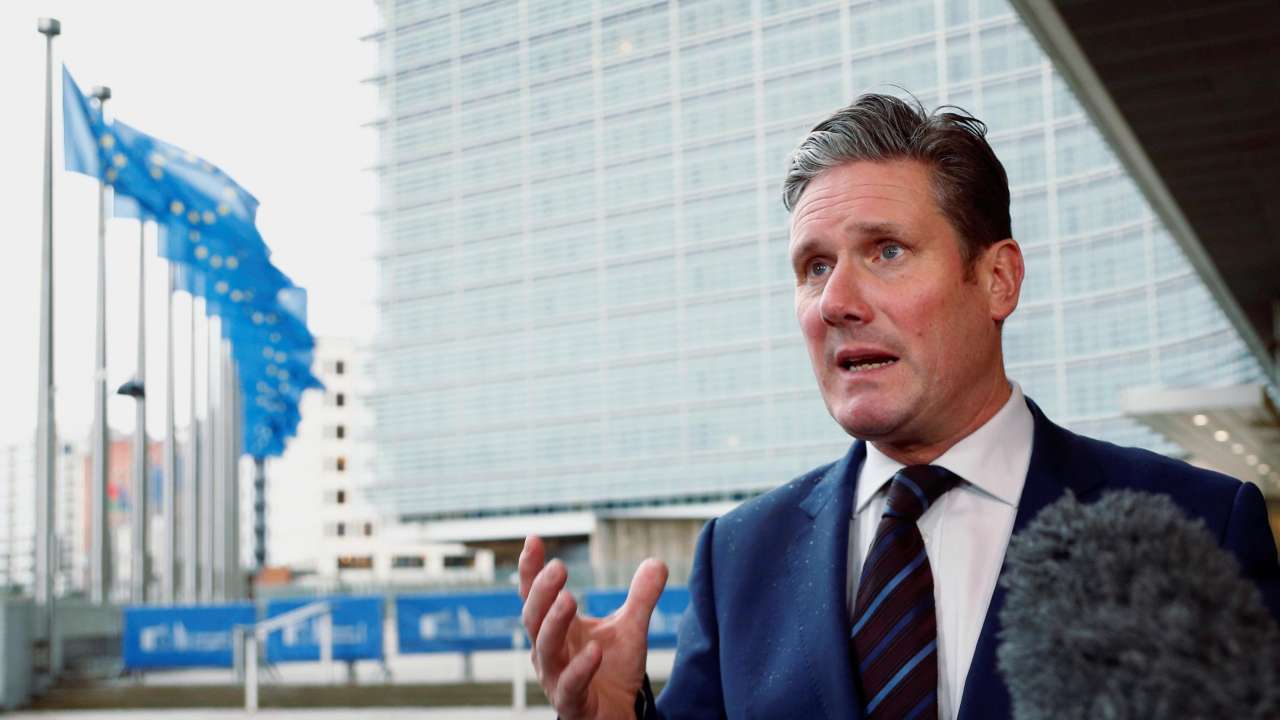 Labour Party's Shadow Secretary of State for Departing the European Union Keir Starmer 