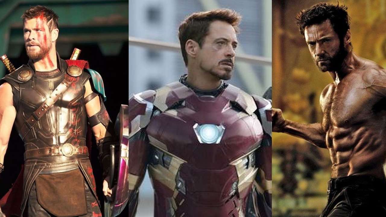 Wolverine, Thor and Iron Man