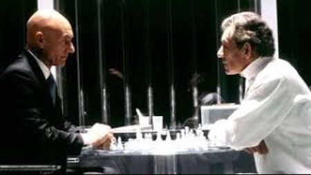 Patrick Stewart and Ian McKellen as Professor X and Magneto