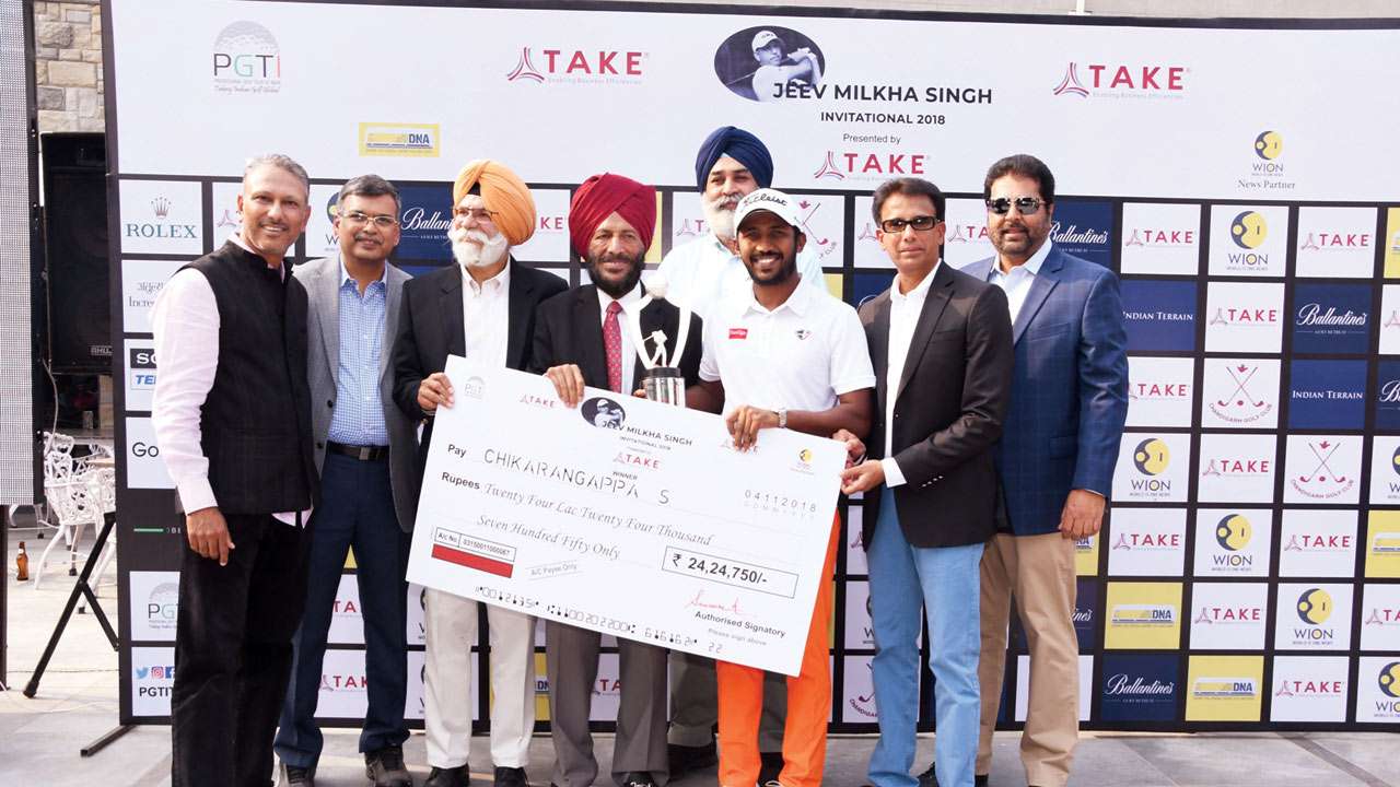 Jeev Milkha Singh, Srinivasan HR, BS Gill