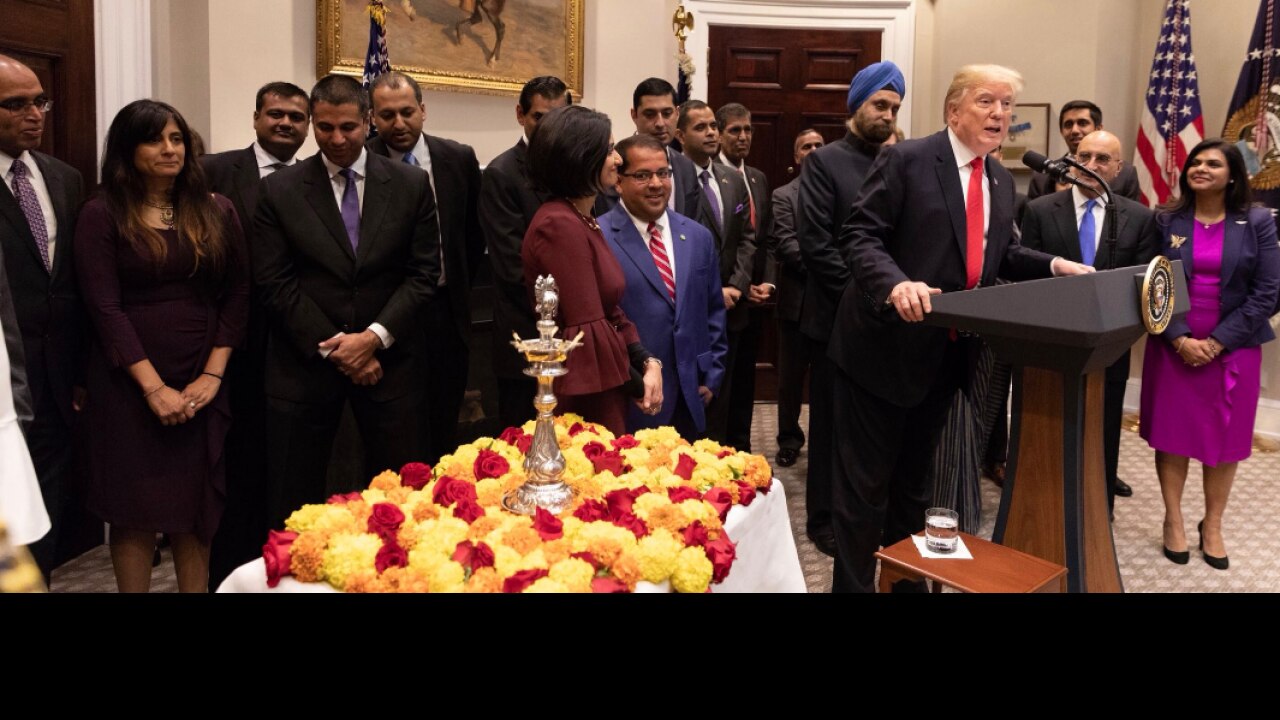 It was my great honor to host a celebration of Diwali, the Hindu Festival of Lights, in the Roosevelt Room