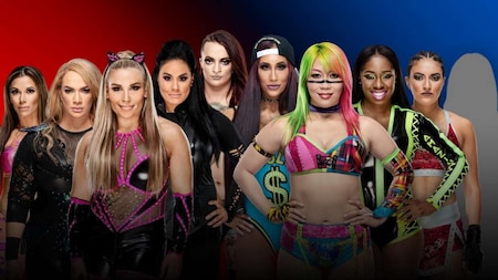 RAW vs SmackDown Women's Survivor Series Elimination Match