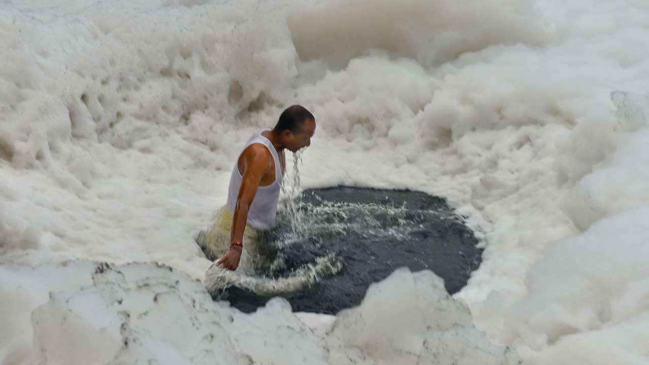 Arghya in toxic water