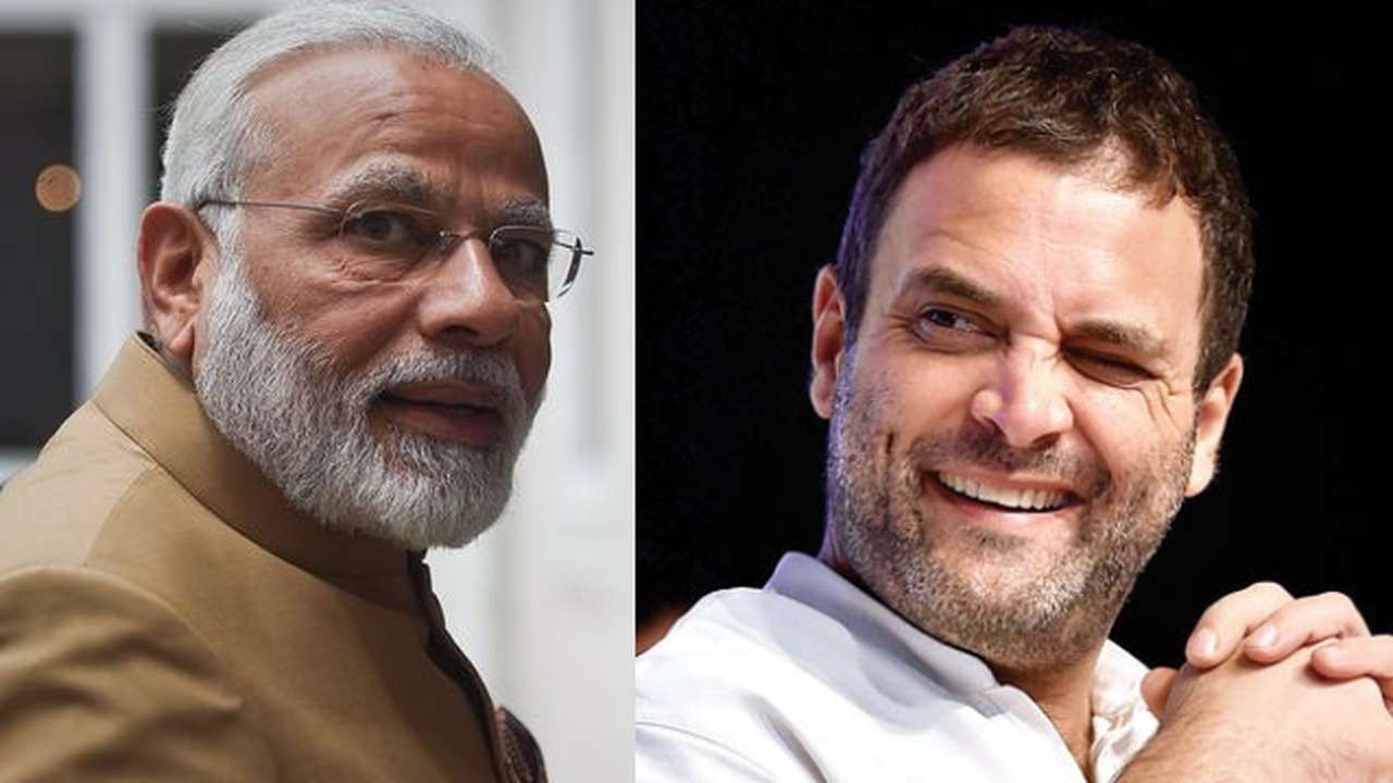 Narendra Modi and Rahul Gandhi